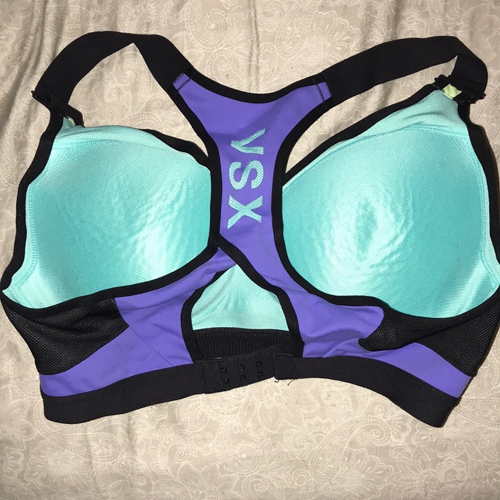 NWOT VSX Multi-color “Knockout” Sports Bra - Picture 3 of 5